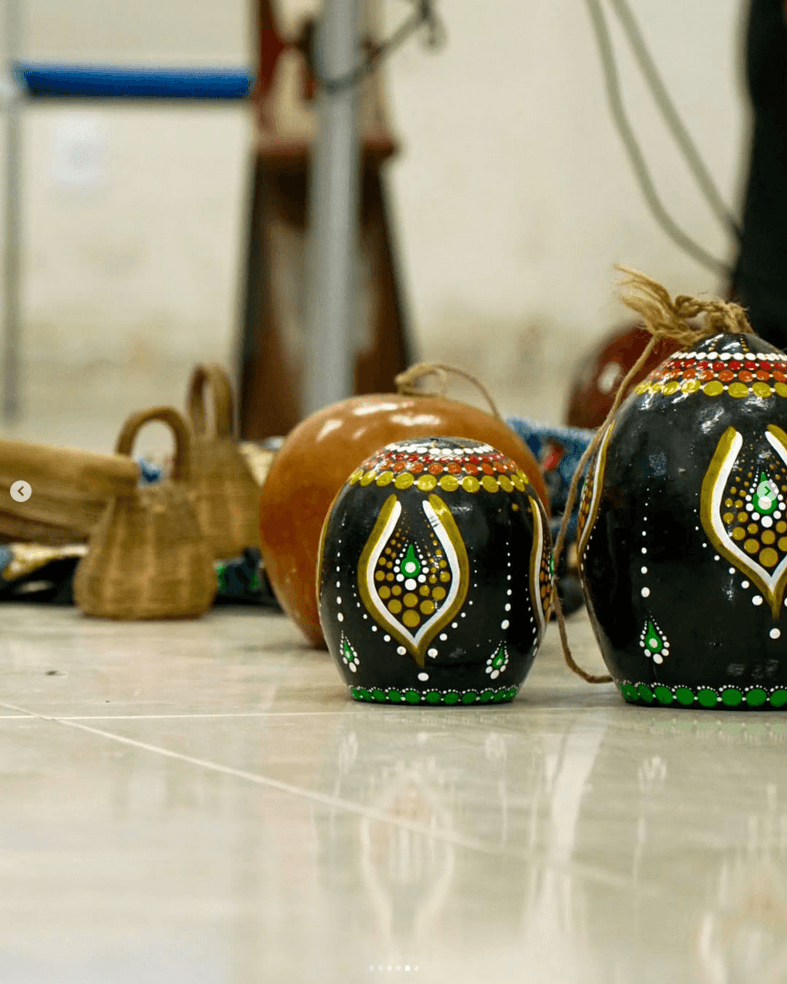 Atividade cultural da ONG Raizes